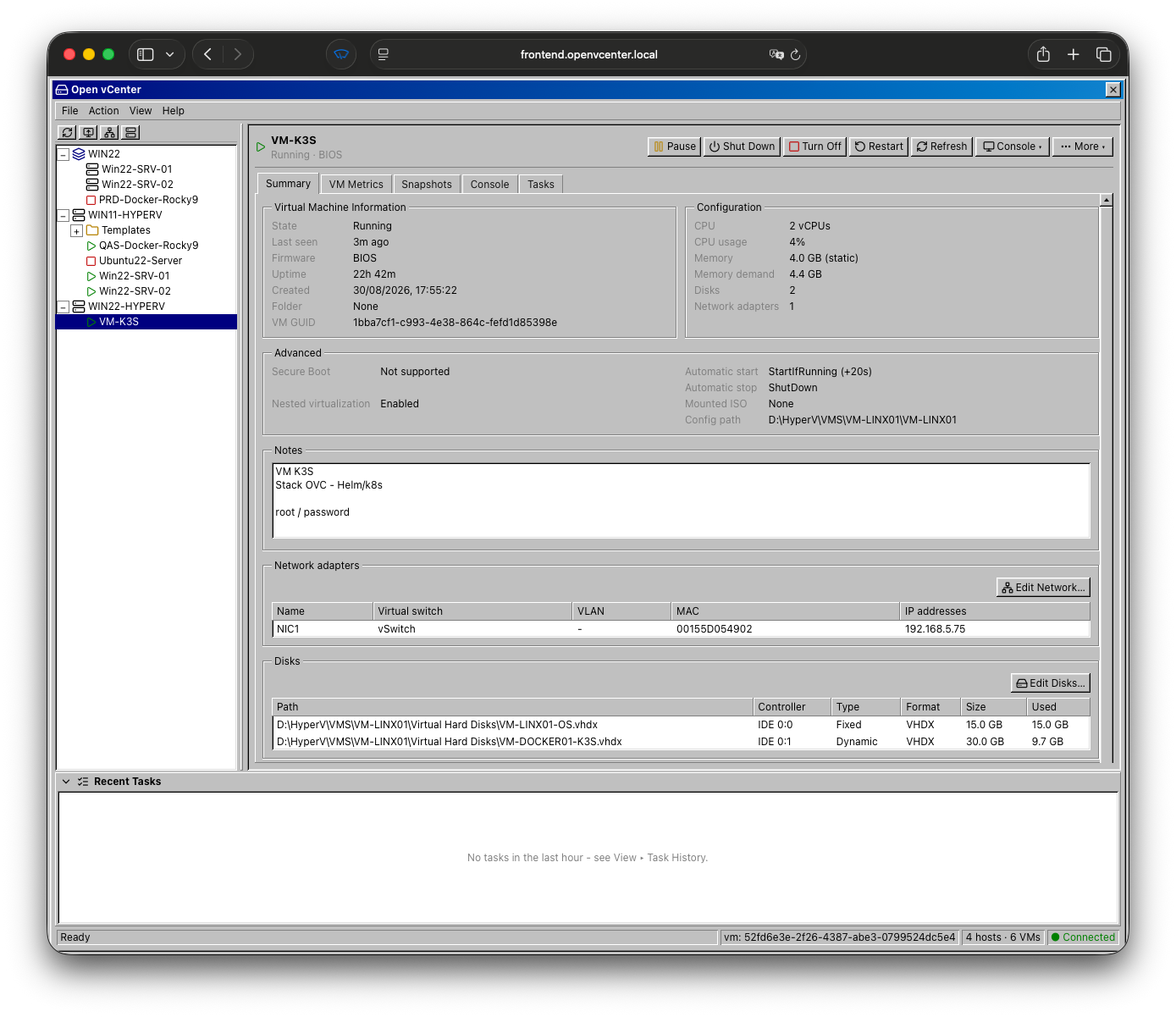 VM Details